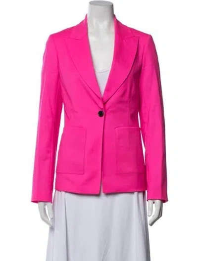 Pre-owned Argent Wool Blazer W/ Tags In Pink