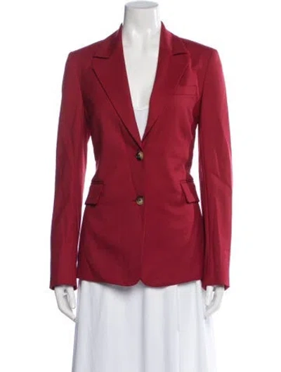 Pre-owned Argent Wool Blazer W/ Tags In Red