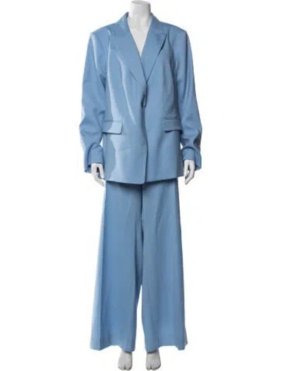 Pre-owned Argent Wool Pant Set In Blue