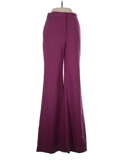 Pre-owned Argent Wool Pants In Purple