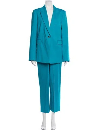 Pre-owned Argent Wool Pantsuit In Blue