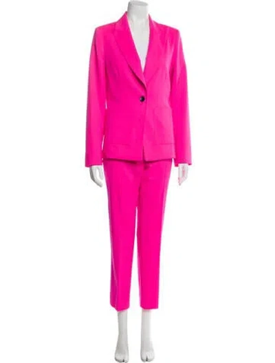 Pre-owned Argent Wool Pantsuit In Pink