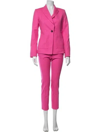 Pre-owned Argent Wool Pantsuit In Pink