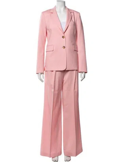 Pre-owned Argent Wool Pantsuit In Pink