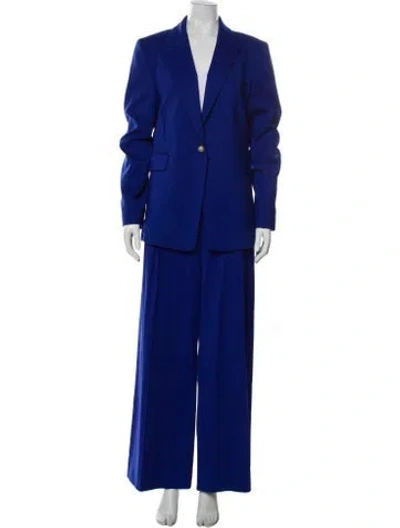 Pre-owned Argent Wool Pantsuit W/ Tags In Blue