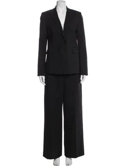 Pre-owned Argent Wool Set In Black