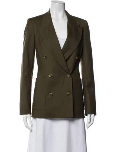 Pre-owned Argent Wool Set In Green