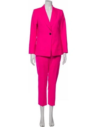 Pre-owned Argent Wool Set In Pink