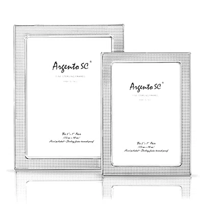 Argento Sc Argento Nail Head Frame, 5 X 7 In Silver