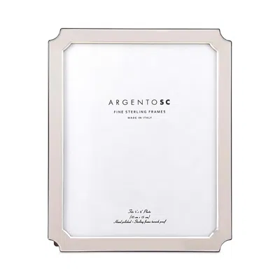 Argento Sc Edged Sterling Silver Picture Frame, 4 X 6