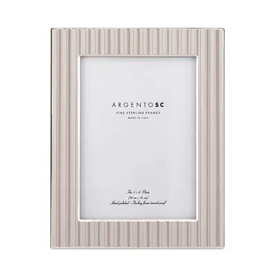 Argento Sc Fluted Sterling Silver Picture Frame, 4 X 6
