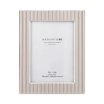 Argento Sc Fluted Sterling Silver Picture Frame, 5 X 7