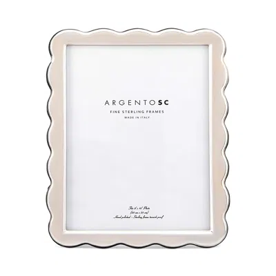 Argento Sc Scalloped Sterling Silver Picture Frame, 8 X 10