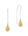 Argento Vivo 14k Plated Oval Earrings