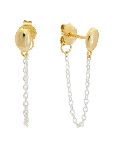 ARGENTO VIVO ARGENTO VIVO 14K PLATED OVAL EARRINGS