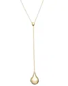 Argento Vivo 14k Plated Oval Necklace