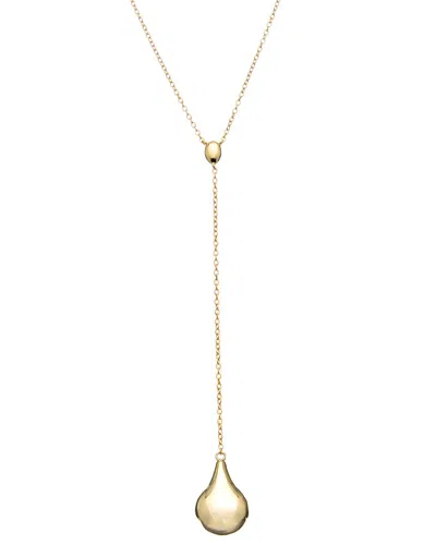 ARGENTO VIVO ARGENTO VIVO 14K PLATED OVAL NECKLACE