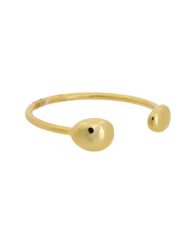 Argento Vivo 14k Plated Ring In Gold