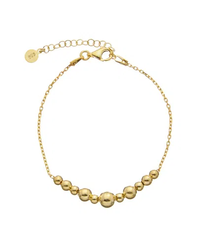 Argento Vivo 18k Beaded Bracelet In Gold