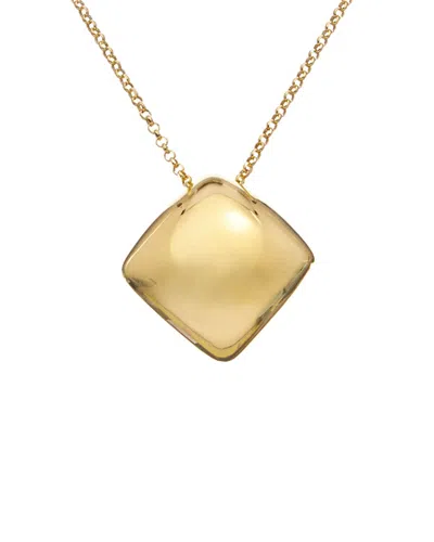 Argento Vivo 18k Dome Necklace In Gold