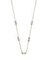Argento Vivo 18k Gold Plated Cubic Zirconia Baguette Chain Necklace, 16 In Gold