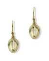 Argento Vivo 18k Over Silver Cowry Shell Drop Earrings