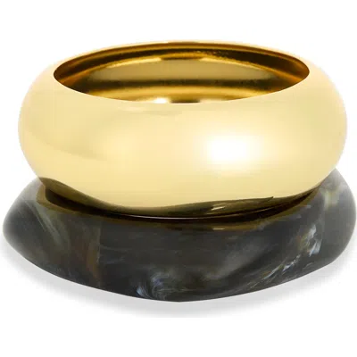 Argento Vivo 2-piece Bangle Set In Gold