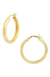 Argento Vivo 30mm Hoop Earrings In Gold