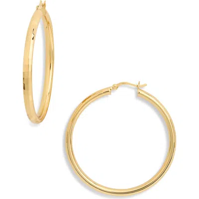 Argento Vivo 50mm Hoop Earrings In Gold