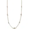 Argento Vivo All Around Mixed Cubic Zirconia Necklace In Silver