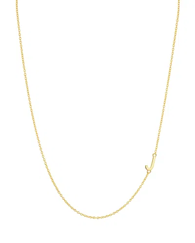 ARGENTO VIVO ASYMMETRICAL INITIAL NECKLACE IN 18K GOLD-PLATED STERLING SILVER, 16,812998GJ