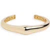 Argento Vivo Bamboo Mini Cuff Bracelet In Gold