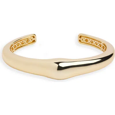 Argento Vivo Bamboo Mini Cuff Bracelet In Gold