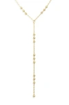 Argento Vivo Bead Y-necklace In Gold