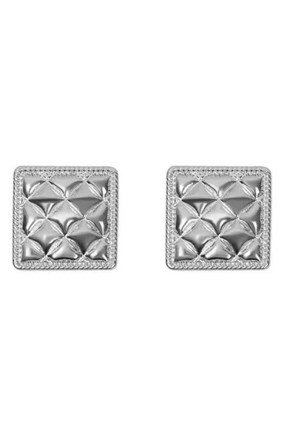 Argento Vivo Blair Square Earrings In Silver