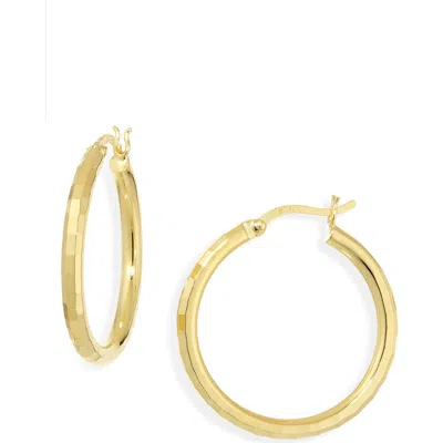 Argento Vivo Bold Hoop Earrings In Gold