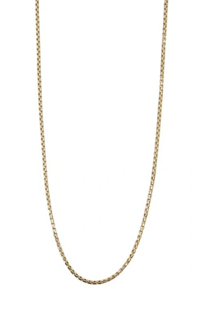 Argento Vivo Box Chain Necklace