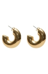 Argento Vivo Chubby Hoop Earrings In Gold