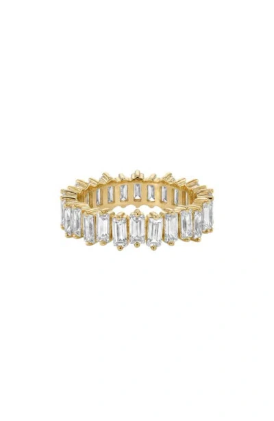 Argento Vivo Cubic Zirconia Baguette Band Ring In Gold