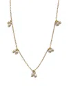 Argento Vivo Delicate Cultured Freshwater Pearl Statement Necklace In 18k Gold Plated Sterling Silver, 16-18 In Gold