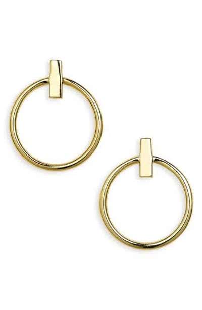 Argento Vivo Doorknocker Drop Earrings In Gold