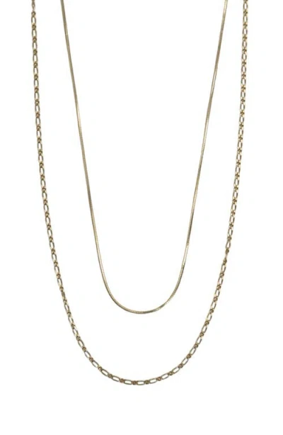 Argento Vivo Double Layered Chain Necklace