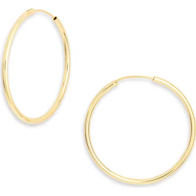 Argento Vivo Endless Hoop Earrings In Gold