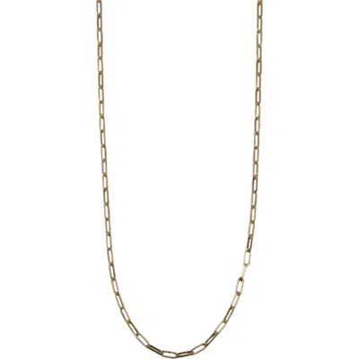 Argento Vivo Essential Long Paper Clip Chain Necklace