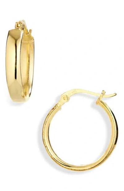 Argento Vivo Flat Hoop Earrings In Gold