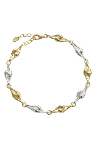 Argento Vivo Fluid Link Bracelet In Multi