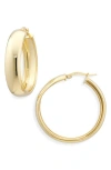 Argento Vivo Gold Hoop Earrings