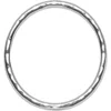 Argento Vivo Hammered Oval Bangle
