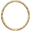 Argento Vivo Hammered Oval Bangle