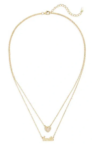 Argento Vivo Heart & Bonita Pendant Layered Necklace